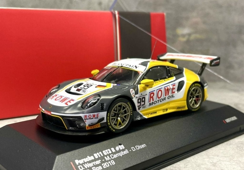 Porsche 911 GT3 R IXO 1:43, Ophalen of Verzenden, Zo goed als nieuw, Auto, Overige merken