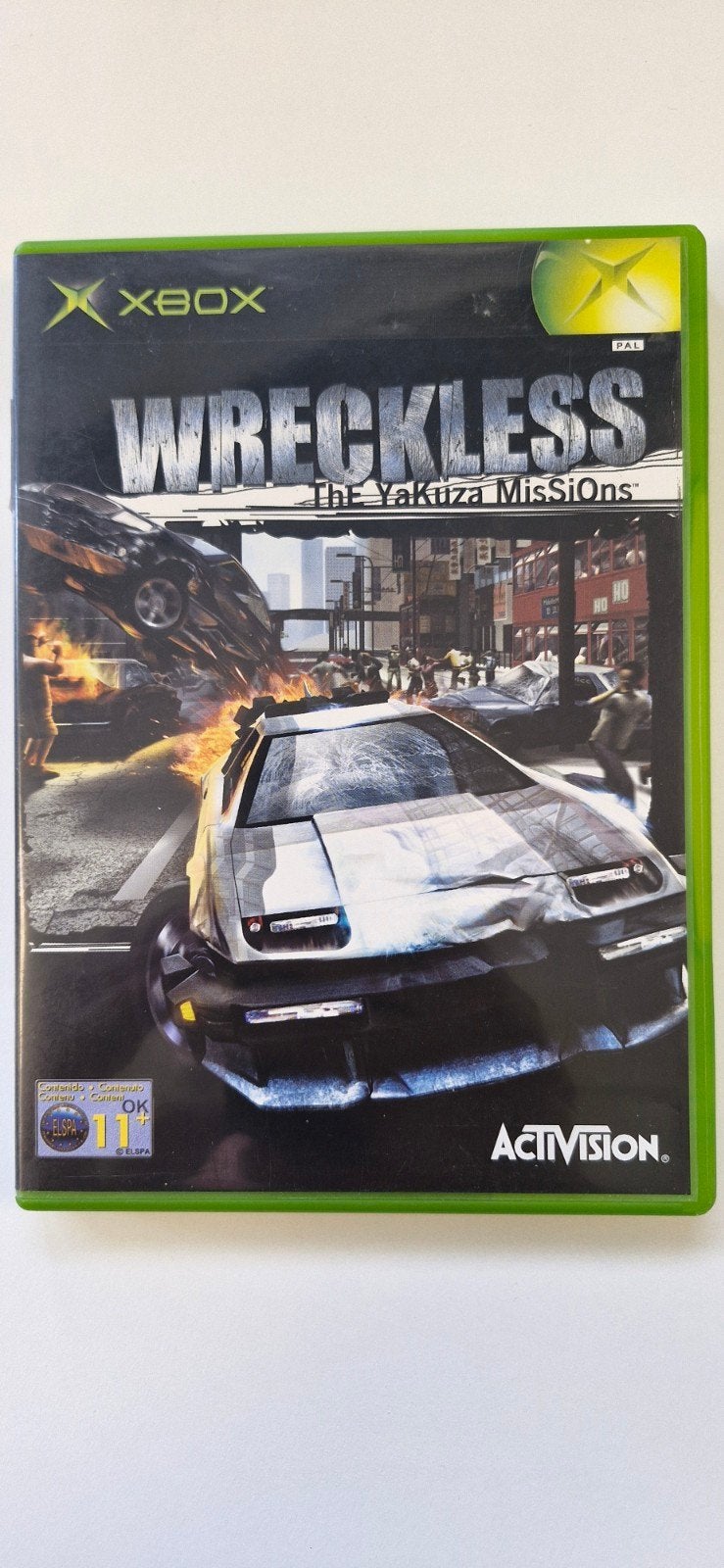 Wreckless: The Yakuza Missions - Xbox (PAL), 1 speler, Racen en Vliegen, Ophalen of Verzenden, Zo goed als nieuw