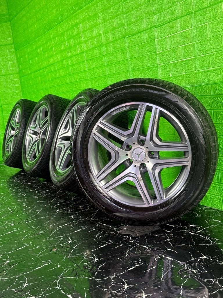 Originele Mercedes G klasse G500 G63 G65 AMG W463 velgen 7MM, Niet ingevuld, Gebruikt, 275 mm, Banden en Velgen