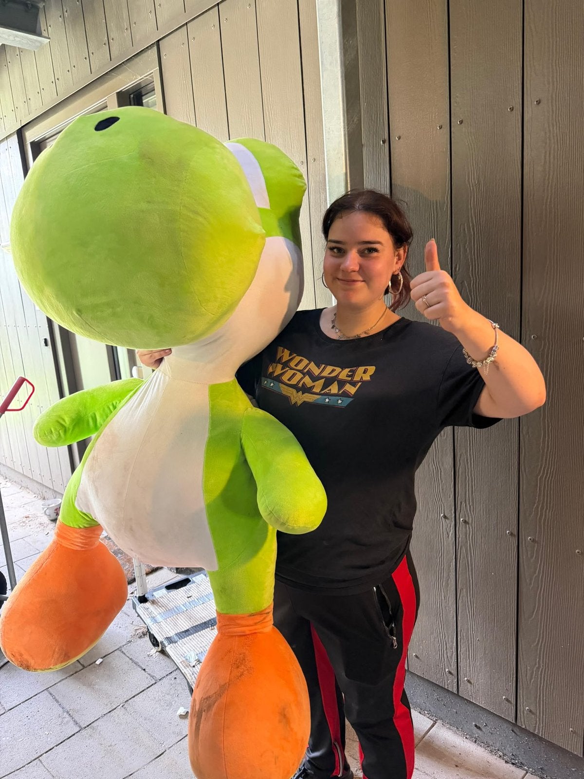 Foto 2 van Grote Yoshi knuffel - Makkelijk wasbaar!