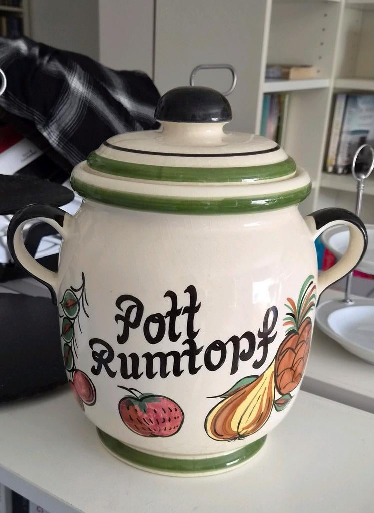 Rumtopf Pott met deksel. Niet gebruikt. Met ideeenfolder., Ophalen, Overige materialen