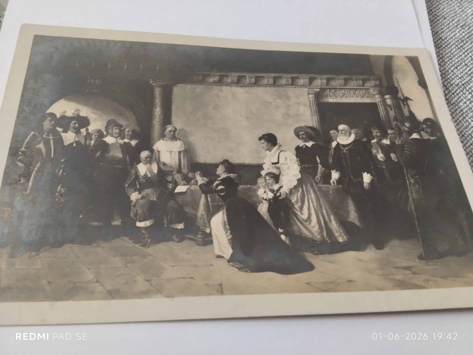 Oude ansichtkaart Tilly in Rothenburg o. Tauber 1631, Ophalen of Verzenden, Voor 1920, Ongelopen