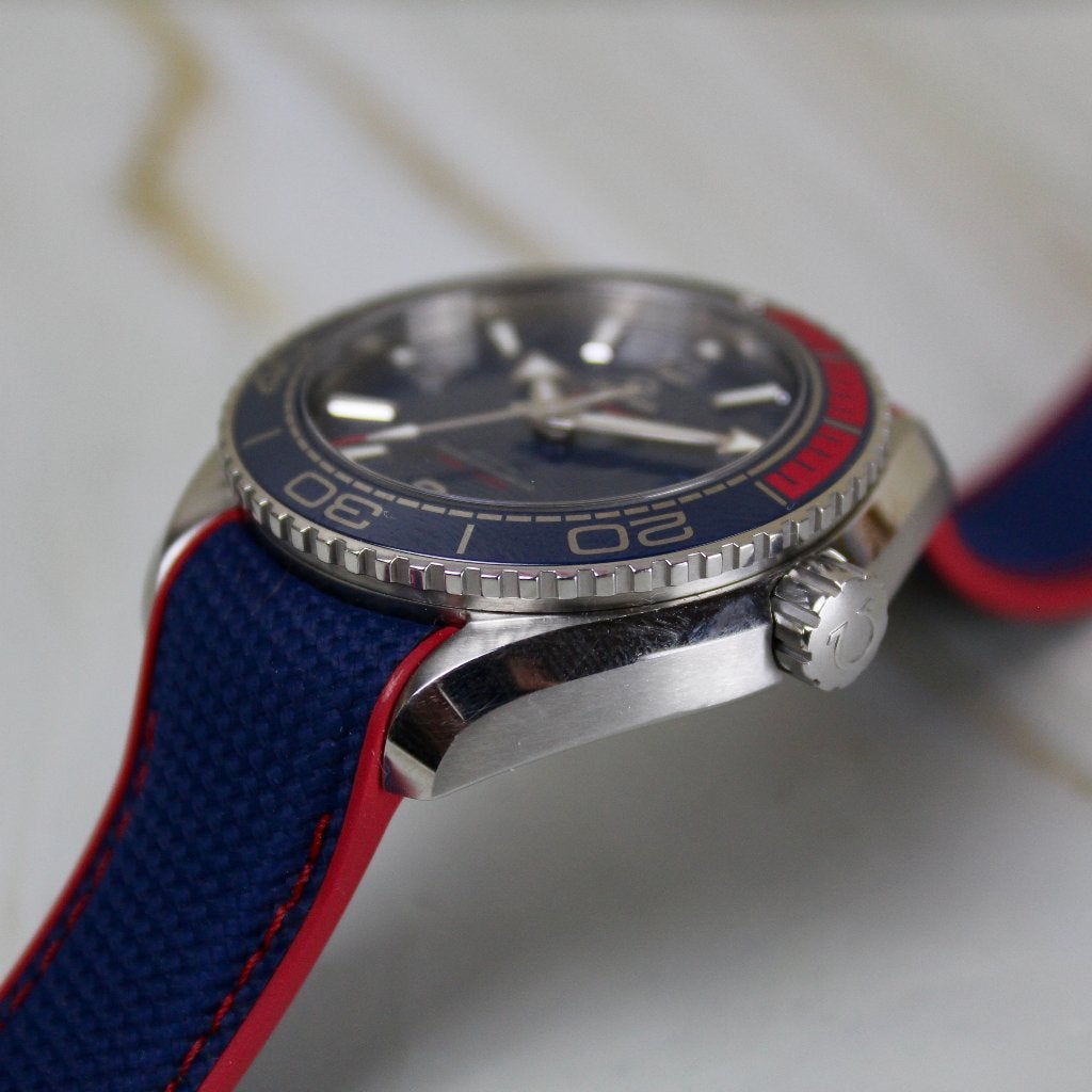Omega Seamaster Planet Ocean - 522.32.44.21.03.001, Sieraden, Tassen en Uiterlijk, Horloges | Heren, Polshorloge, Kunststof, Ophalen of Verzenden