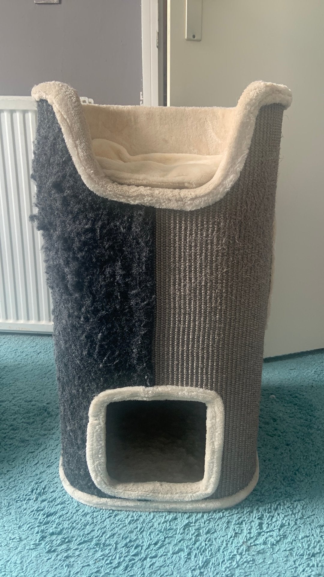 Grijze krabton met 2 vakken., Dieren en Toebehoren, Ophalen, Gebruikt, Krabton