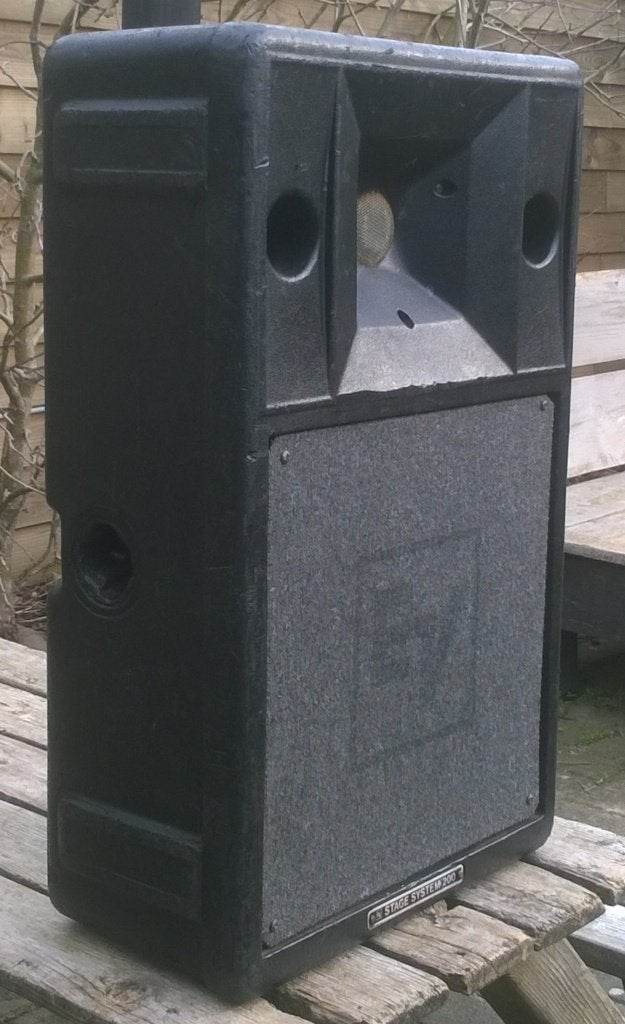 Luidsprekers 12 inch Electro Voice S200, 2 stuks, Stereo speakers, Refurbished, Ophalen of Verzenden, Nb