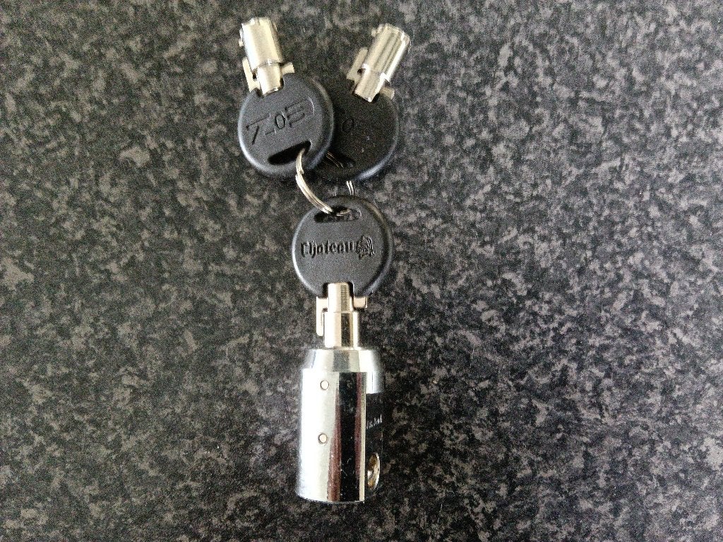 cilinderslot, Ophalen of Verzenden, Zo goed als nieuw, Overige materialen, Slot