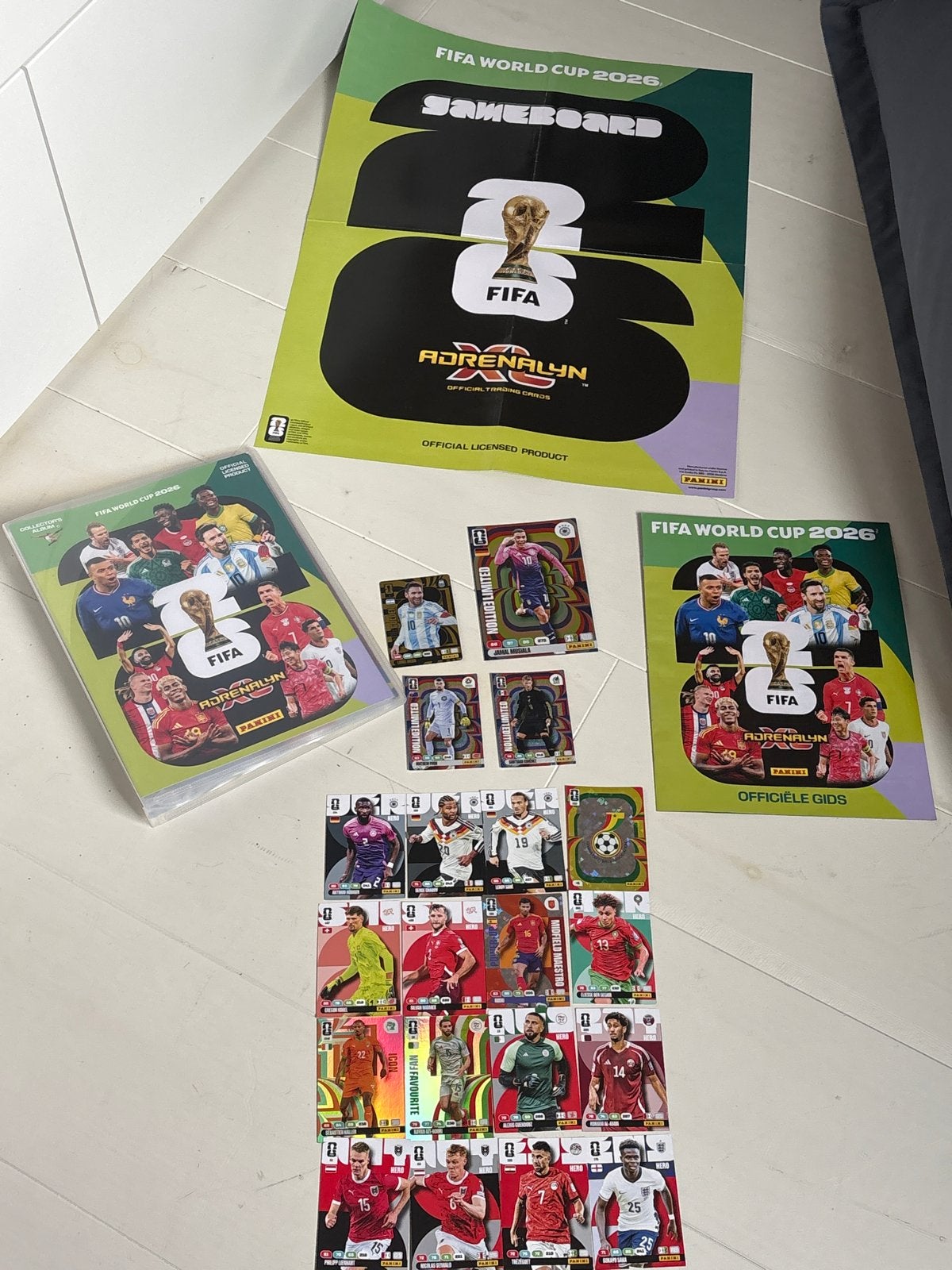 FIFA World Cup 2026 Adrenalyn XL kaartencollectie, Verzamelen, Sportartikelen en Voetbal, Ophalen of Verzenden, Zo goed als nieuw