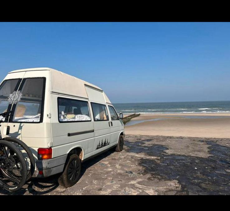 VW T4 1993, Caravans en Kamperen, Campers, Buscamper of Camperbus, Volkswagen, Tot en met 2, Particulier