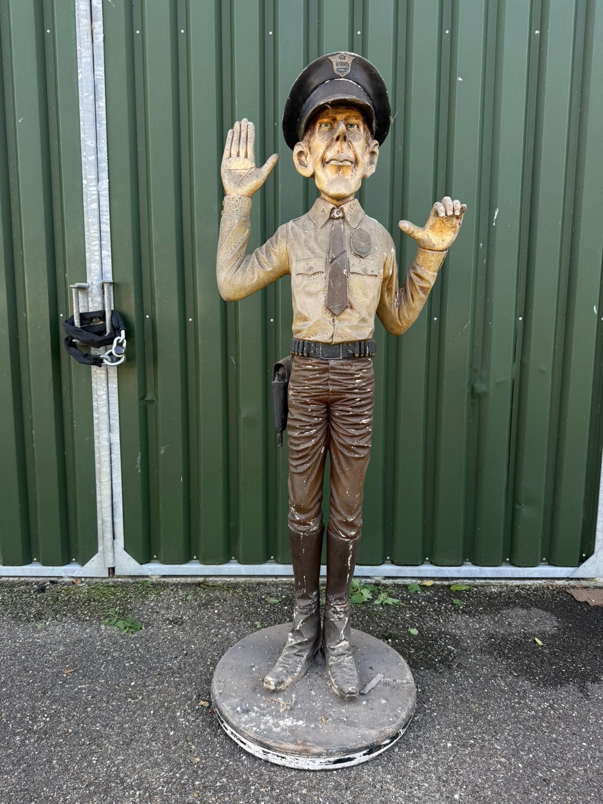 Police sheriff Authentiek jaren 50-60 180 cm, Ophalen, Gebruikt, Overige typen
