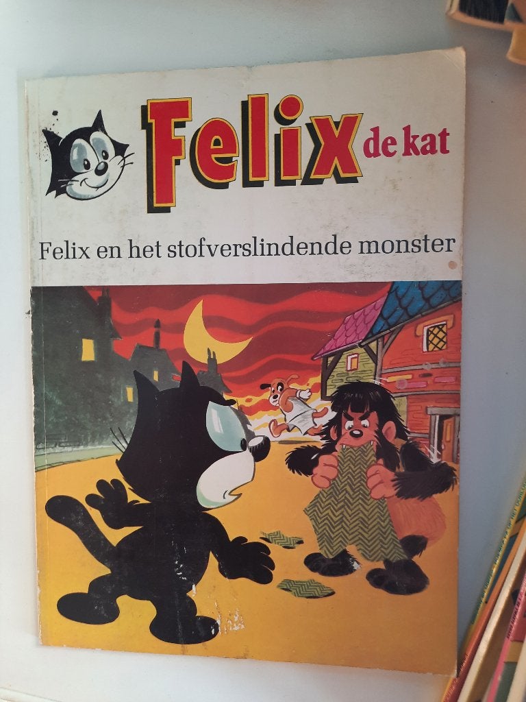 Felix de kat, Felix en het stofverslindende monster, Boeken, Eén stripboek, Ophalen of Verzenden, Zo goed als nieuw