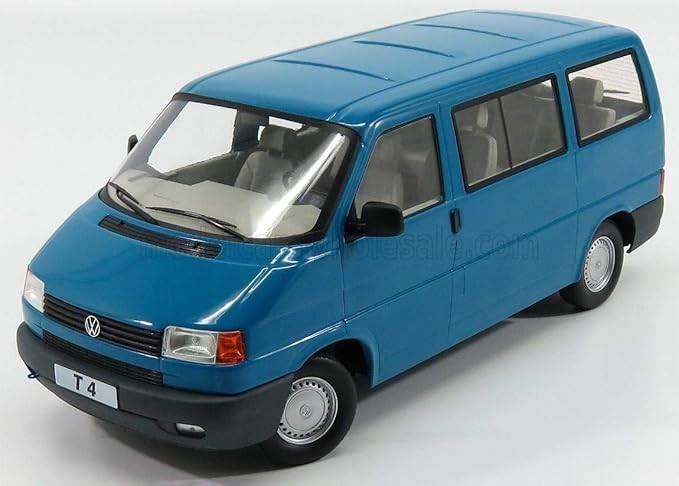 KK  SCALE VW T4 BUS 1;18 BLAUW, Ophalen of Verzenden, Nieuw, Overige merken