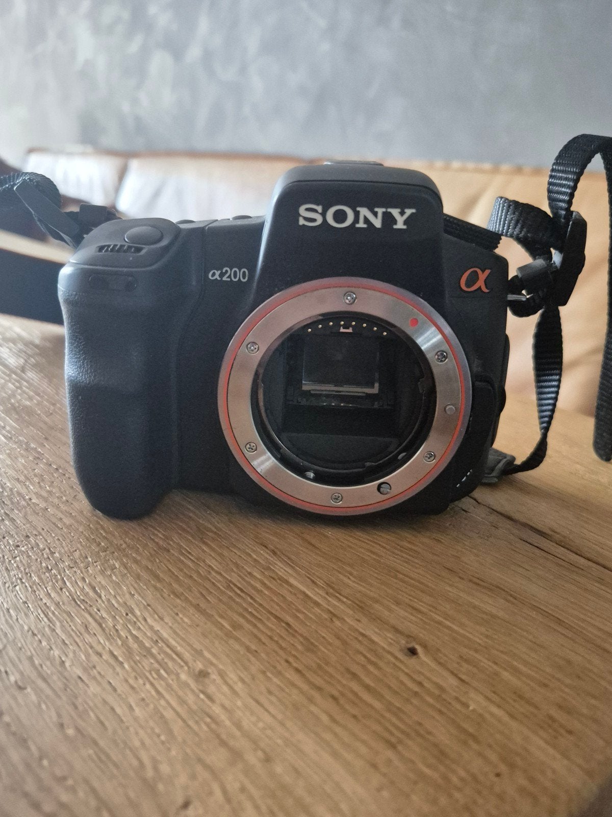 Sony Alpha A200 spiegelreflexcamera met 18-70mm lens, Audio, Tv en Foto, Fotocamera's Digitaal, Ophalen, Gebruikt, Spiegelreflex