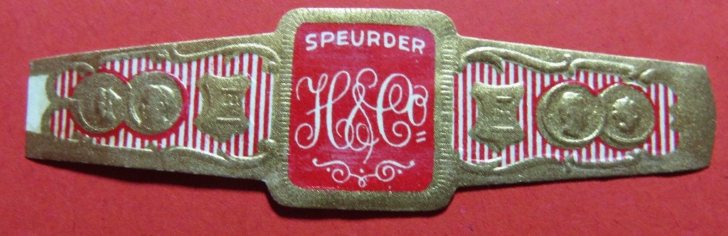 Sigarenbandje Reclamebandje Speurder, Verzenden, Gebruikt, Sigarenbandjes