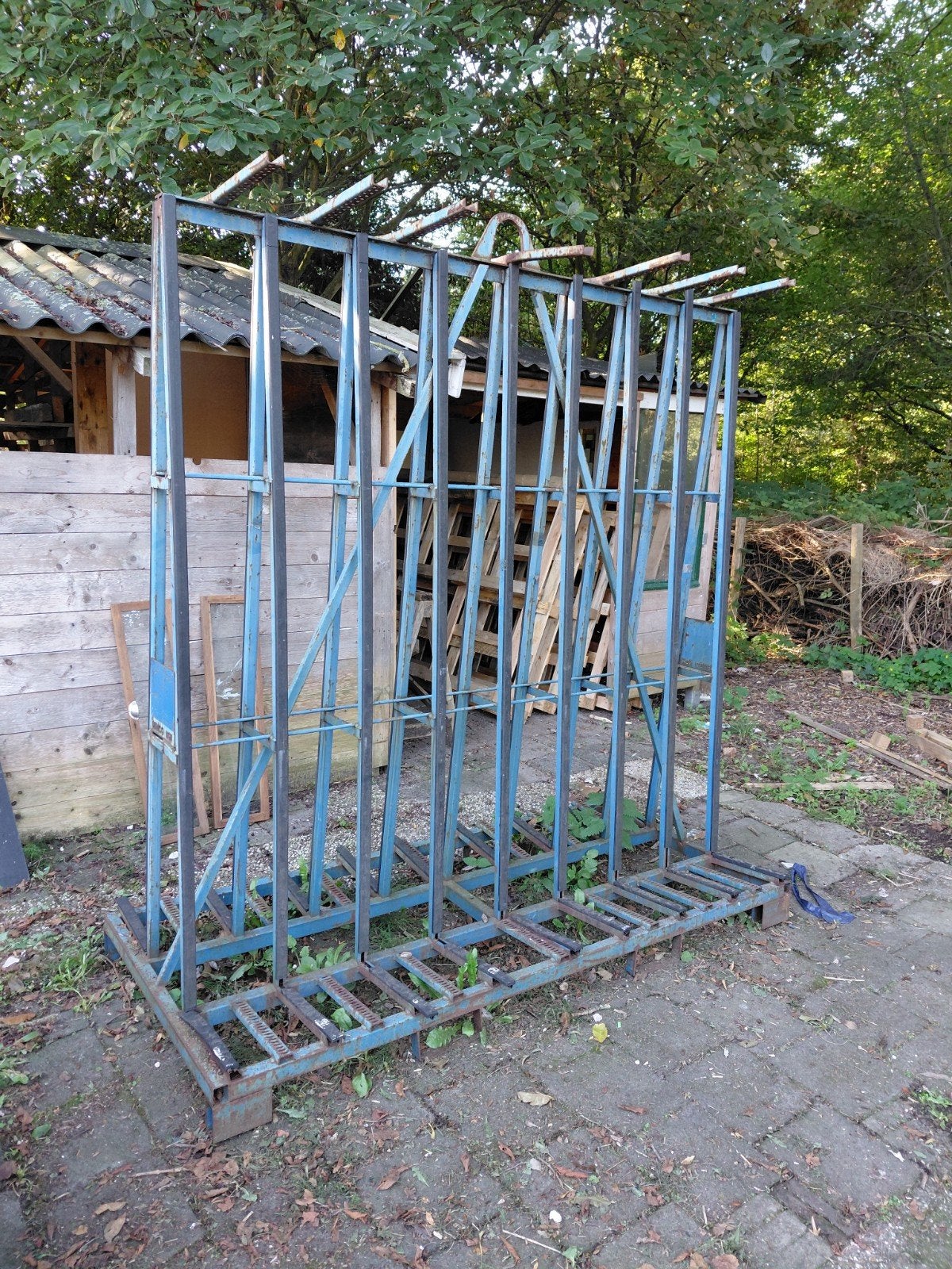 Robuust Glasbok / Glaswagen voor Transport en Opslag, Ophalen, Gebruikt, Overige typen, 160 cm of meer