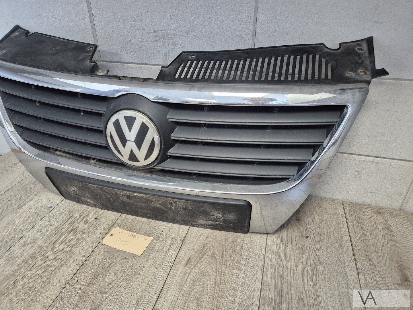 Grille met afstandradar logo voor Volkswagen Passat b6 3c, Gebruikt, -, Volkswagen, -