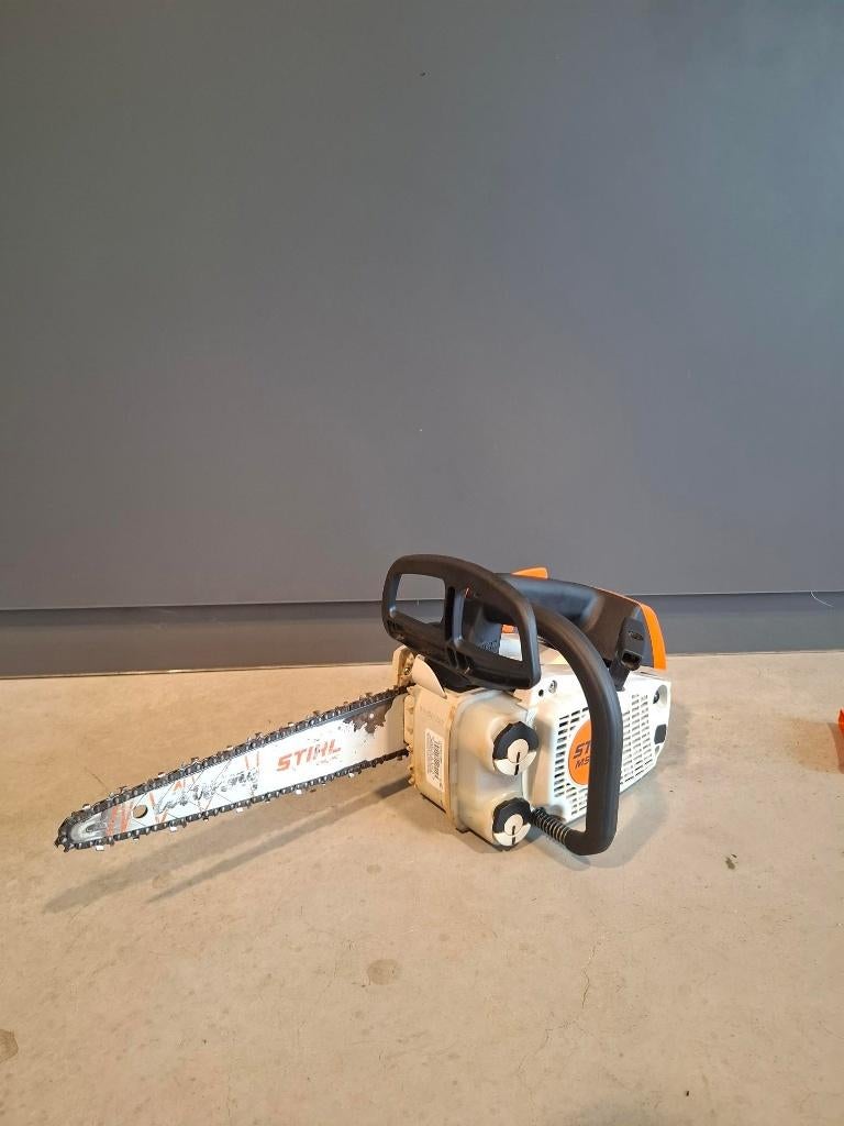Stihl MS194T tophendel kettingzaag carving, Ophalen, Gebruikt