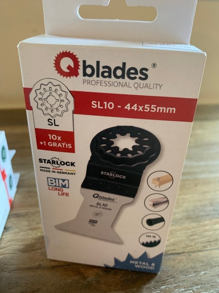 Qblades SL10 Starlock multitool 11 st voor Makita Bosch Fein, Info@qblades.nl, Nieuw, Ophalen of Verzenden, Qblades / DG Europe B.V.