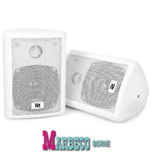 Luidspreker set, Speaker set, passief 4 inch wit, Audio, Tv en Foto, Luidsprekers, Overige merken, Stereo speakers, Inclusief muurbeugels