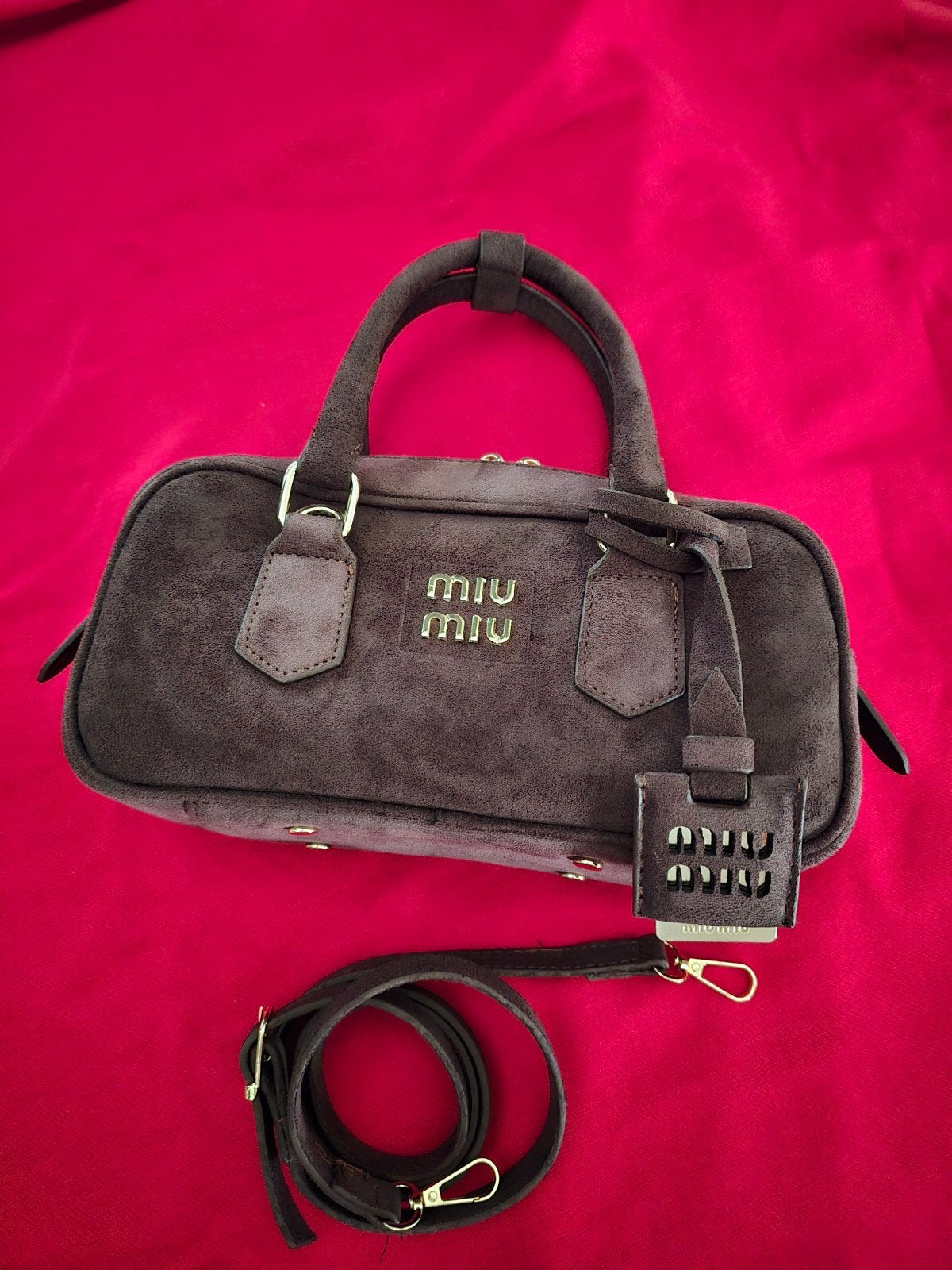 miu miu tas, Ophalen of Verzenden, Nieuw, Bruin, Handtas
