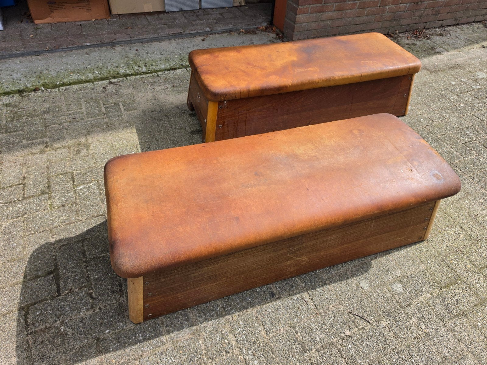 twee turnkast onderdelen, Antiek en Kunst, Ophalen