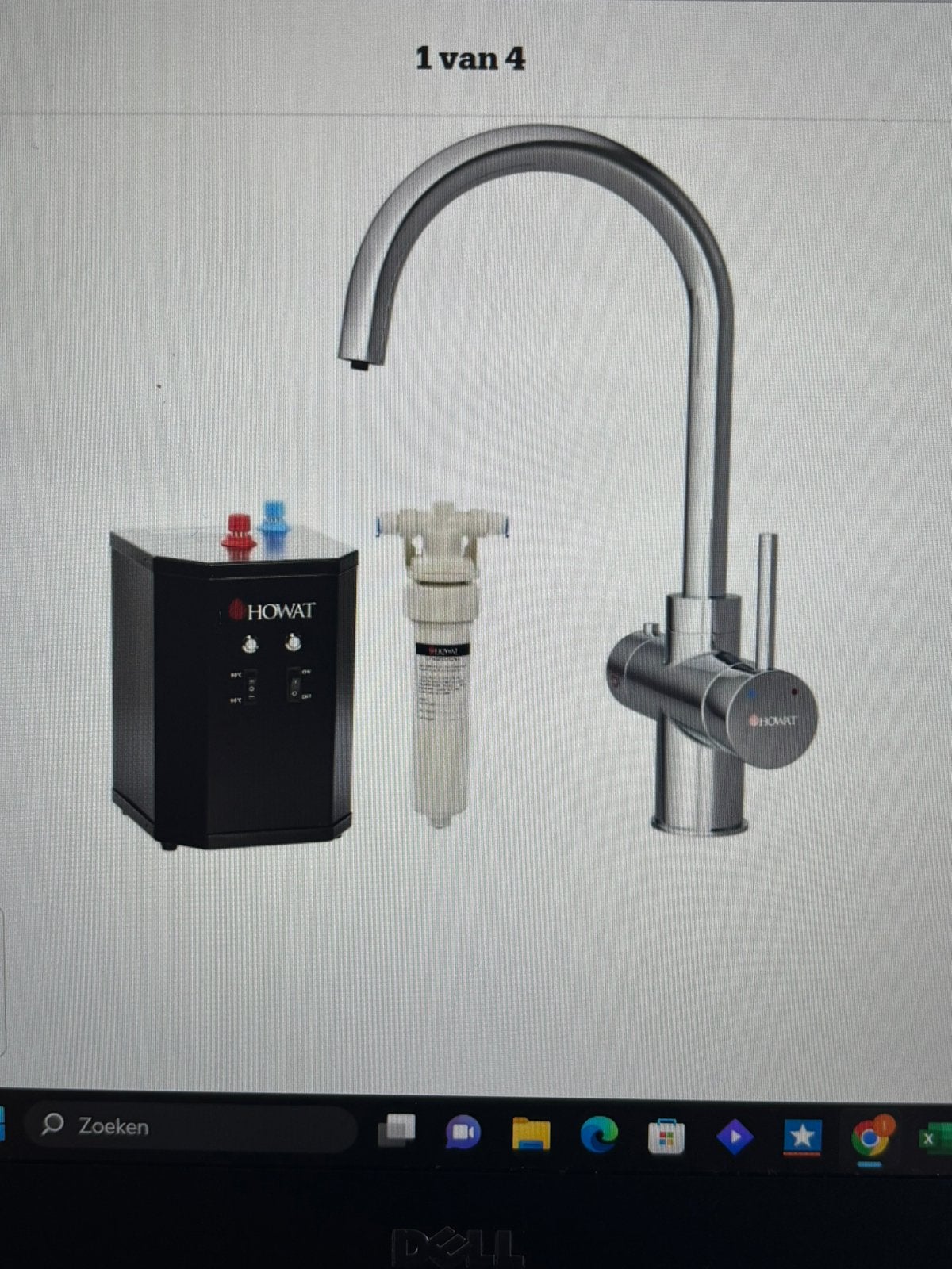 Howat 3 in 1 kokend waterkraan, Zilver, Ophalen of Verzenden, Metaal, Overige merken