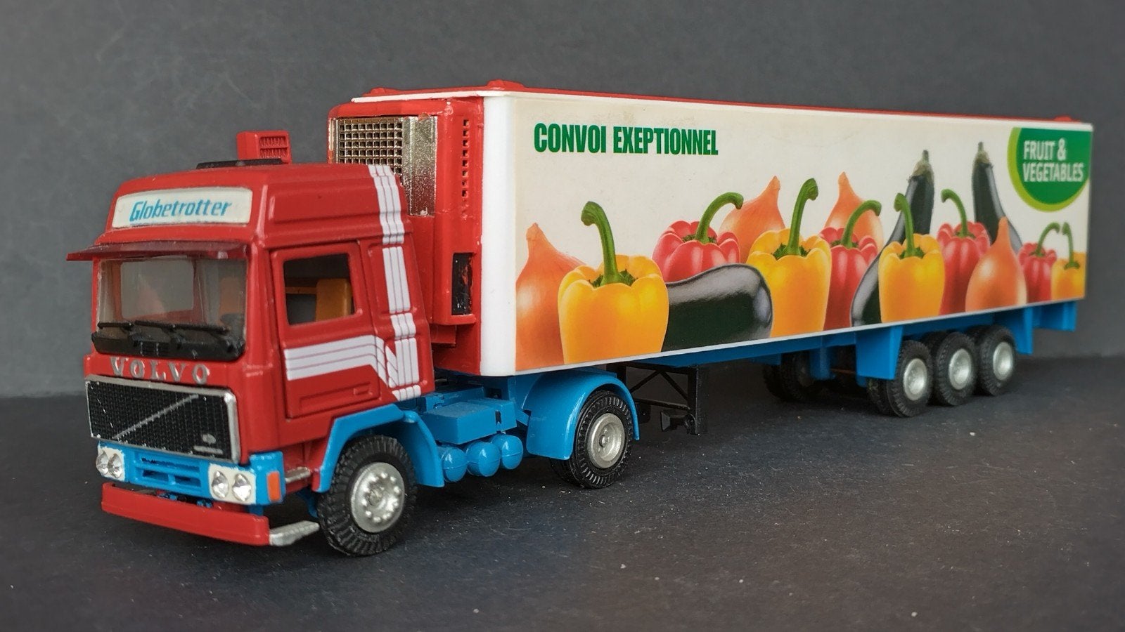 Volvo F12 fruit and vegetables 1:50 Tekno Pol, Hobby en Vrije tijd, Modelauto's | 1:50, Verzenden, De Lier Holland, Tekno, Zo goed als nieuw