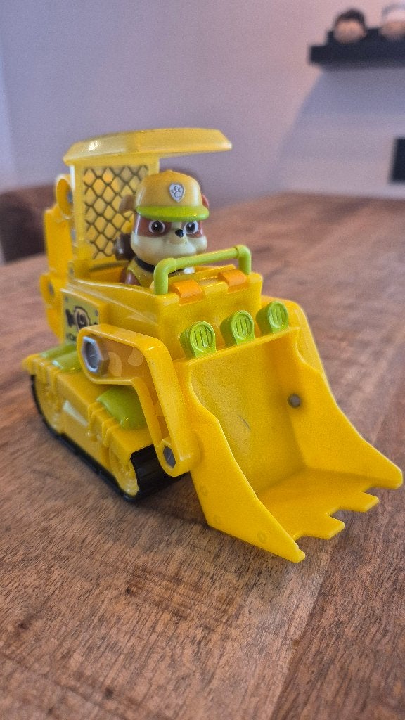 PAW Patrol Jungle Rescue Rubble's Jungle Bulldozer, Ophalen of Verzenden, Gebruikt