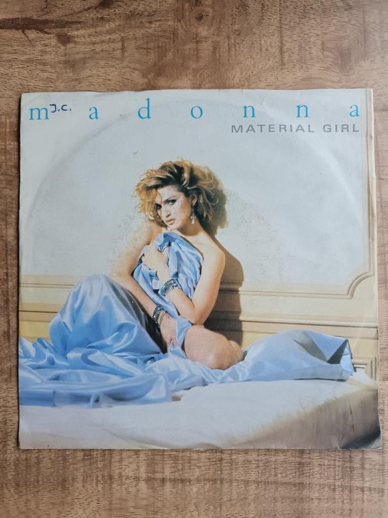 Madonna - Material Girl Single (7 inch), Cd's en Dvd's, Vinyl Singles, Gebruikt, Single, Pop, 7 inch, Ophalen of Verzenden