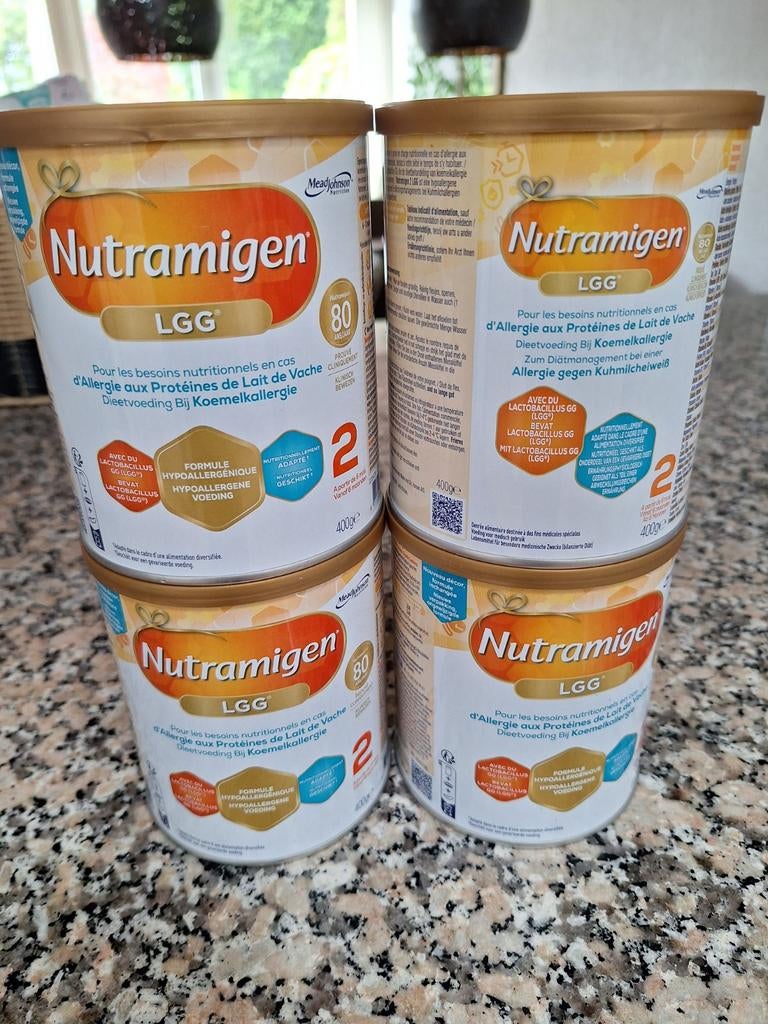 4x nutramigen LGG 2, Kinderen en Baby's, Babyvoeding en Toebehoren, Ophalen of Verzenden, Overige typen