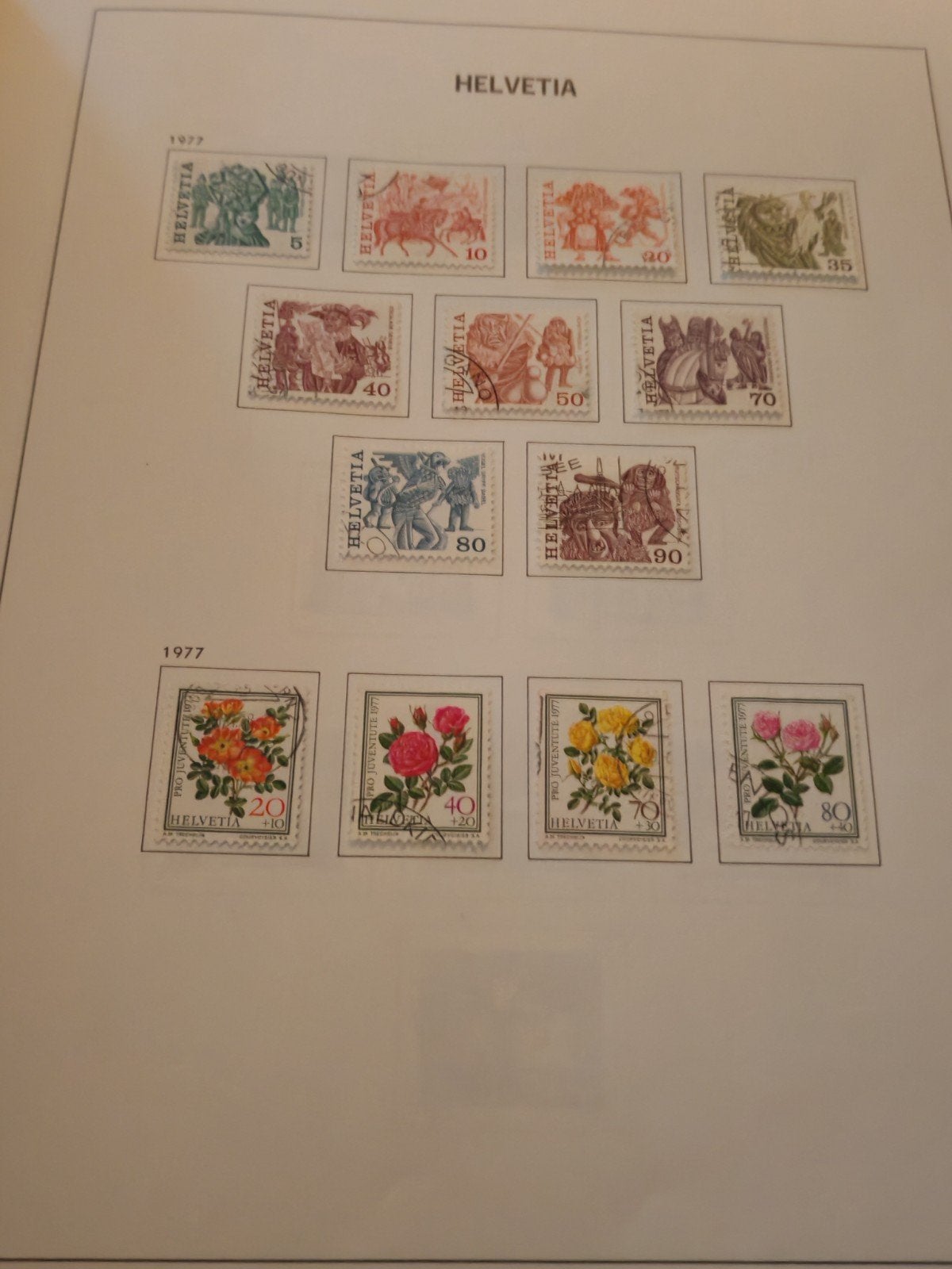 davo Zwitserland tm 1996 (4/5), Postzegels en Munten, Ophalen of Verzenden