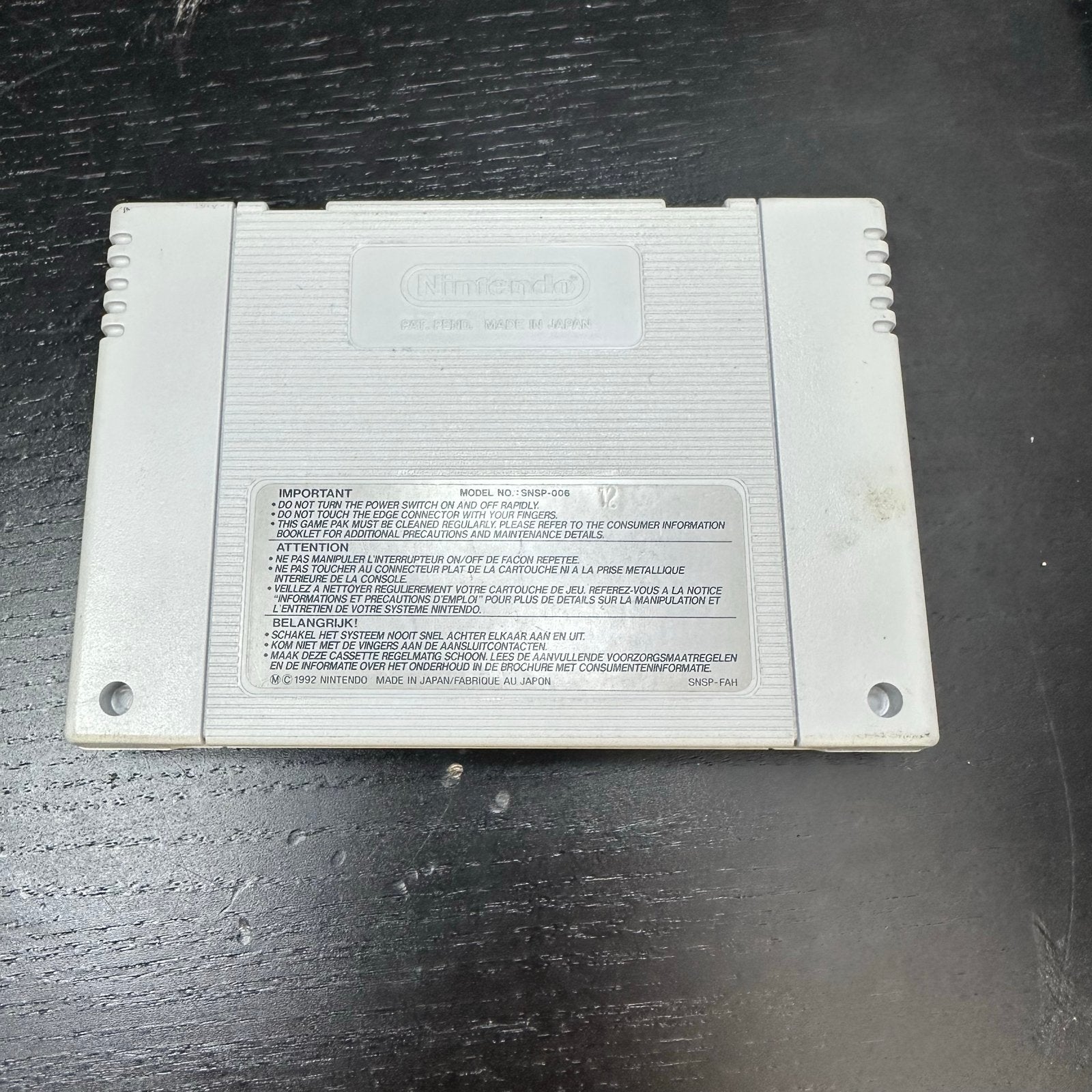 Jurassic Park SNES - Originele cartridge + handleiding (PAL), Gebruikt, A, 1 speler, H