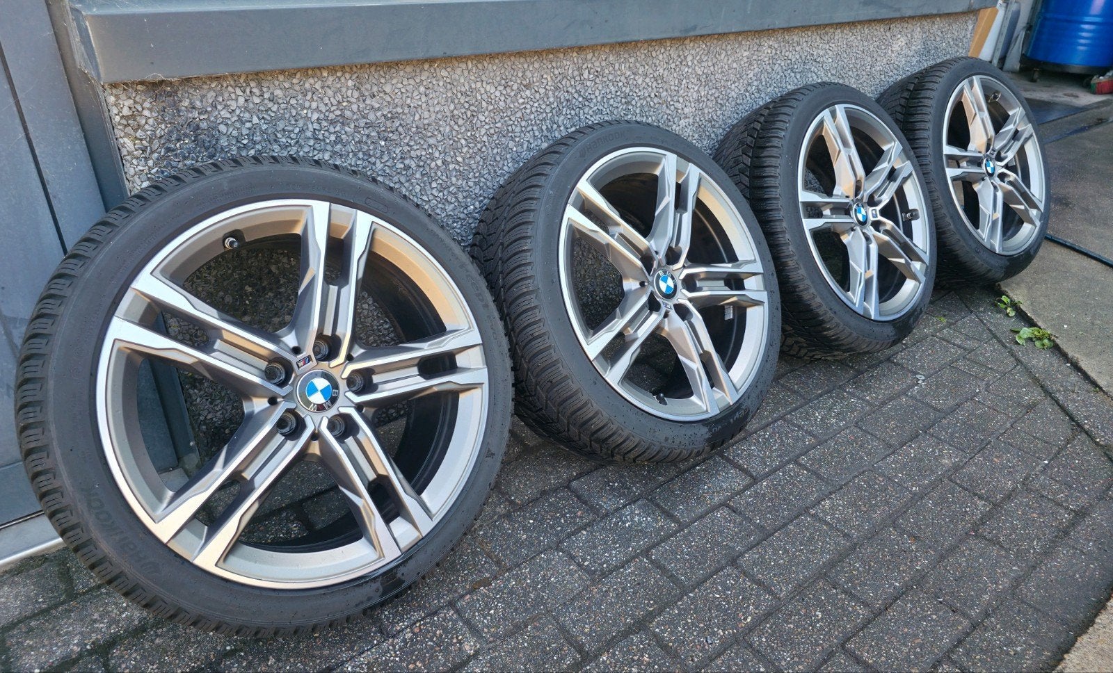 Originele 18 inch 1 serie velgen M sport met zgan banden, Ophalen, 18 inch, Gebruikt, Velg(en)