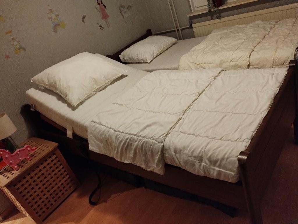 seniorenbedden, Ophalen, Verstelbaar, 90 cm, Eenpersoons