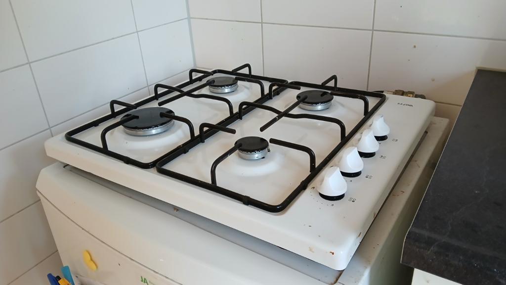 Etna gasfornuis met 4 kookzones, Ophalen, Gebruikt, 60 cm of meer, 4 kookzones
