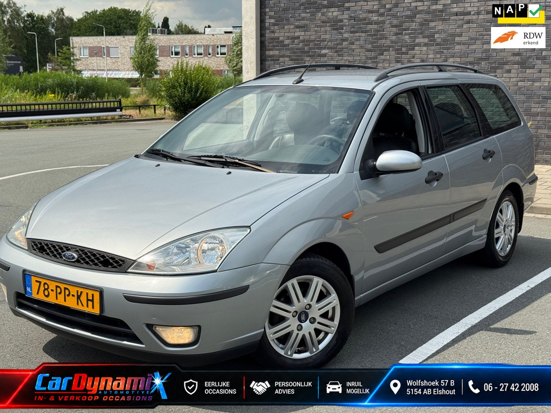Ford Focus Wagon 1.6-16V Futura | Automaat | Leder | Airco |, 1596 cc, 101 pk, 4 cilinders, Parkeersensor