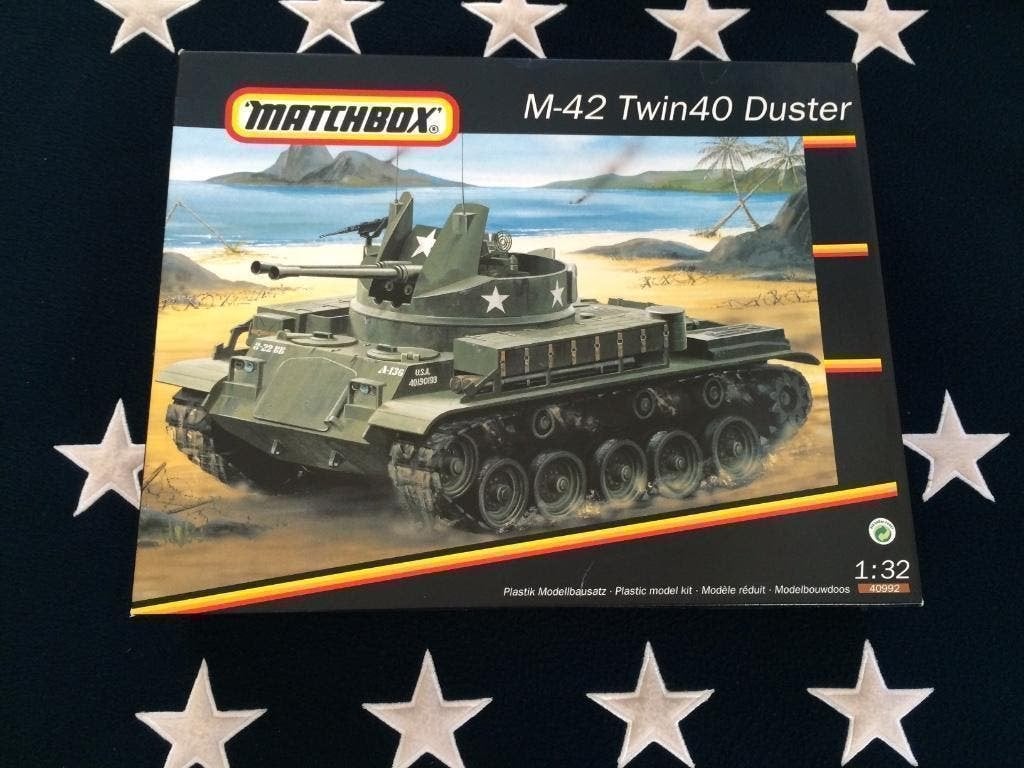 matchbox 40992 M-42 Twin 40 Duster 1/32 Sealed, Overige merken, Nieuw, Ophalen of Verzenden, Tank