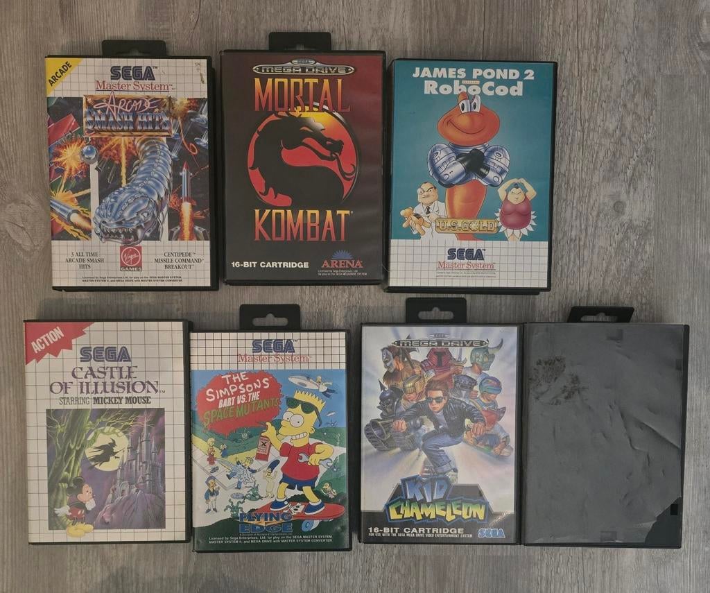 Sega Mega Drive games met doosjes, Spelcomputers en Games, Avontuur en Actie, 2 spelers, Eén computer, Ophalen of Verzenden
