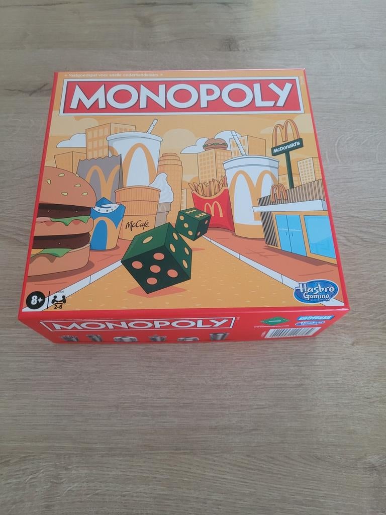 Monopoly McDonald's Editie - Nieuw in doos!, Vijf spelers of meer, Ophalen of Verzenden, Nieuw, Hasbro Gaming