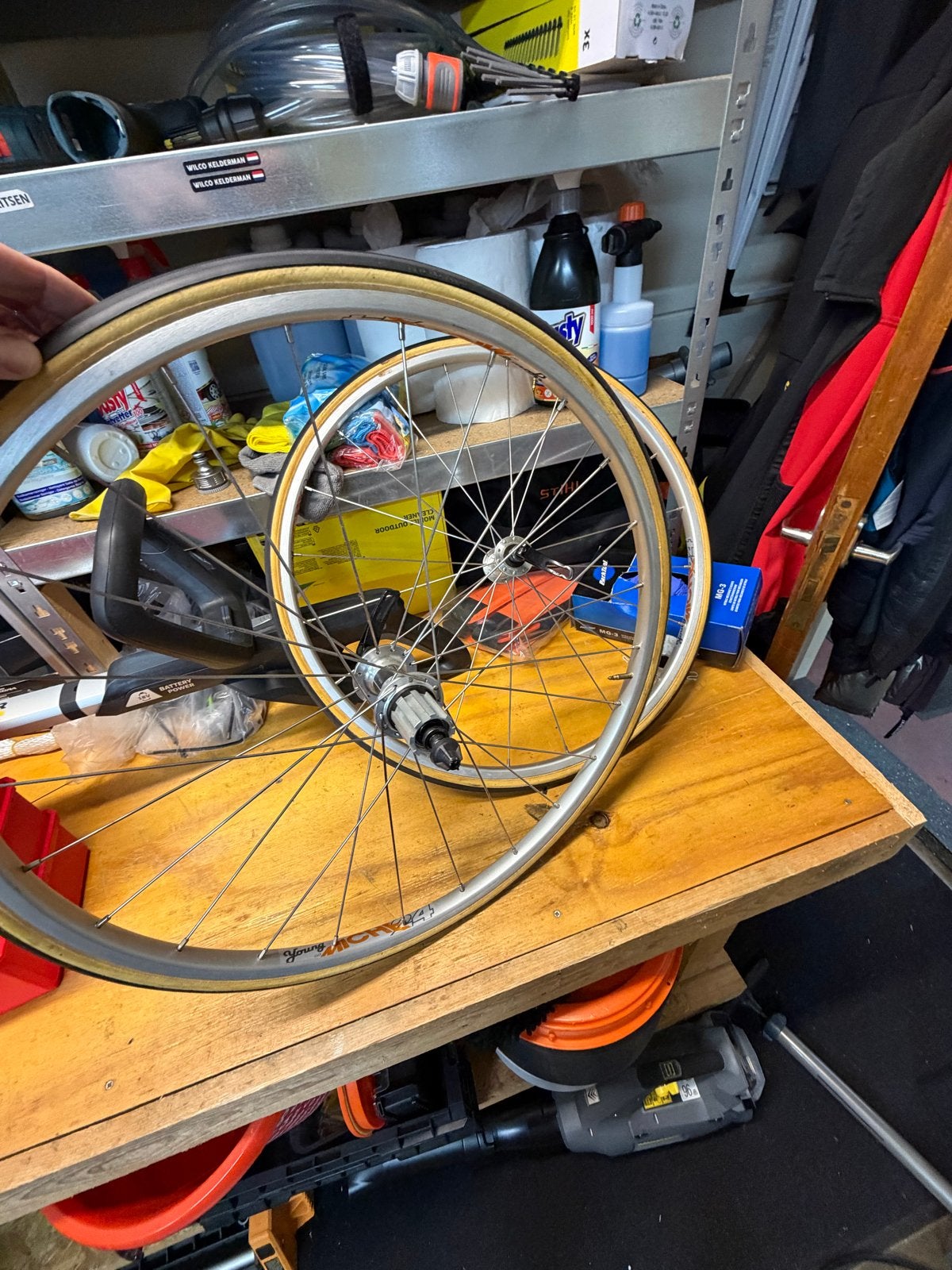 Miche RX 24 inch wielset met tube wielen, Ophalen of Verzenden, Gebruikt, Racefiets, Wiel