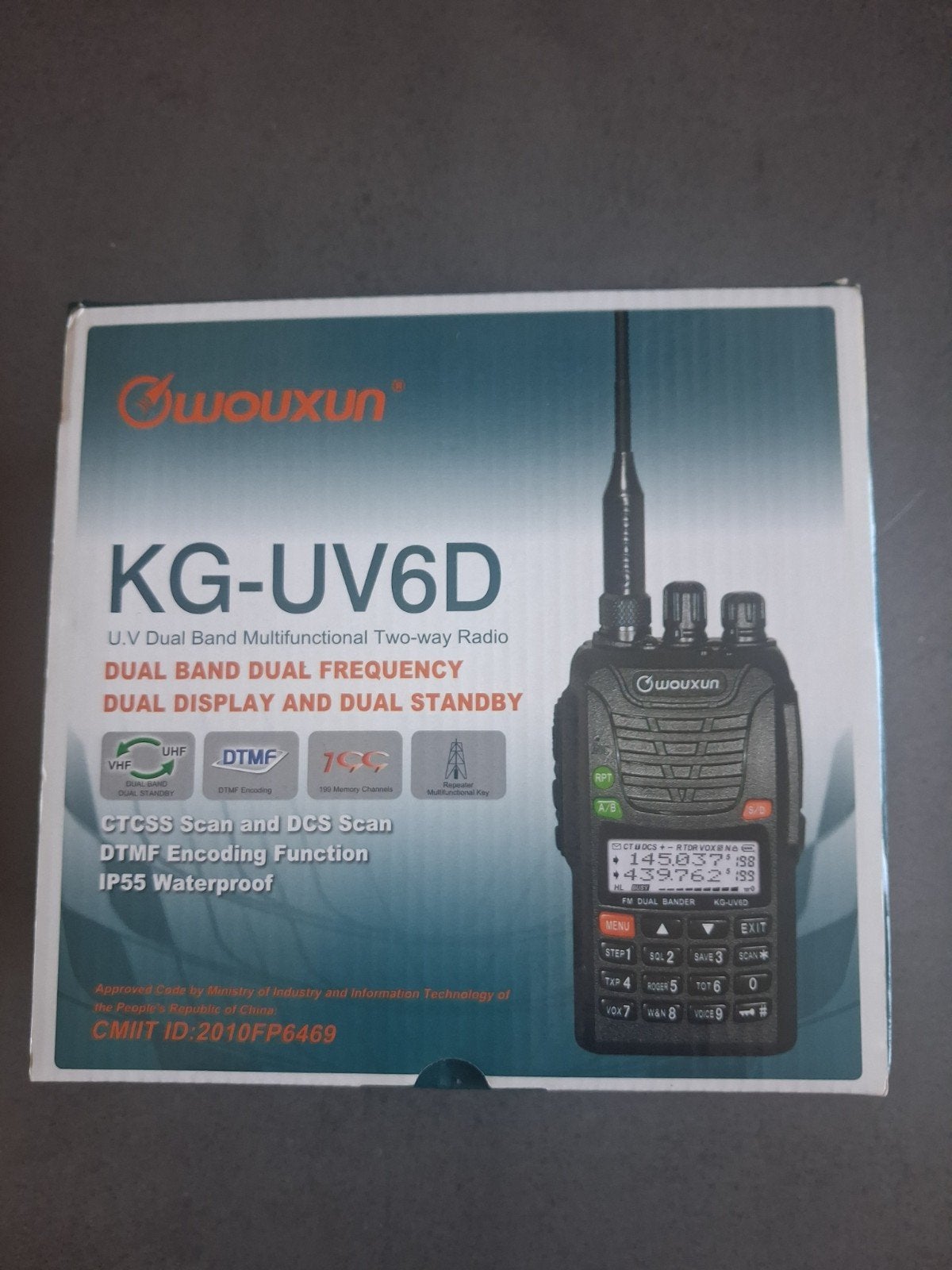 Wouxun KG-UV6D Dual Band Portofoon met extra antenne, Ophalen of Verzenden
