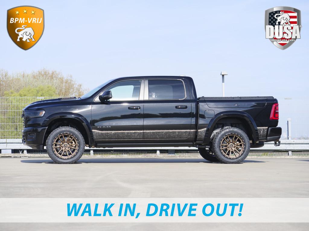 Dodge Ram | 1500 | Limited | 3.0L Twin-Turbo I6 | High Outpu, Auto's, Automaat, 2438 kg, Zwart, Zwart