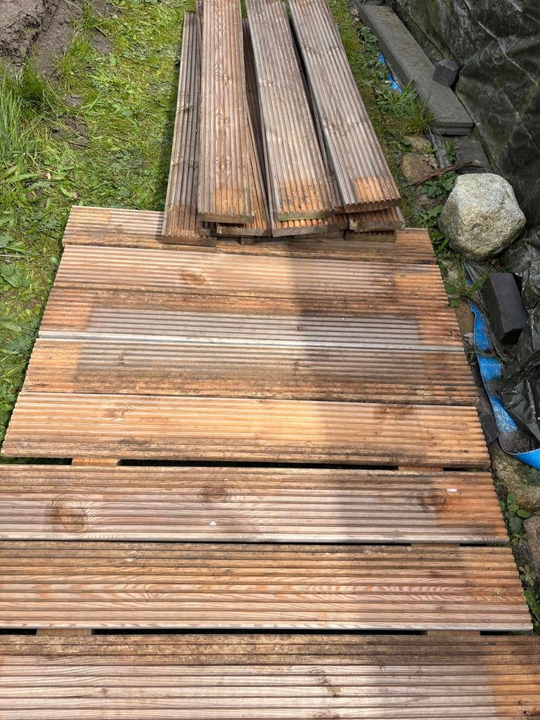 Douglas vlonderplanken, Ophalen, Zo goed als nieuw, Hout