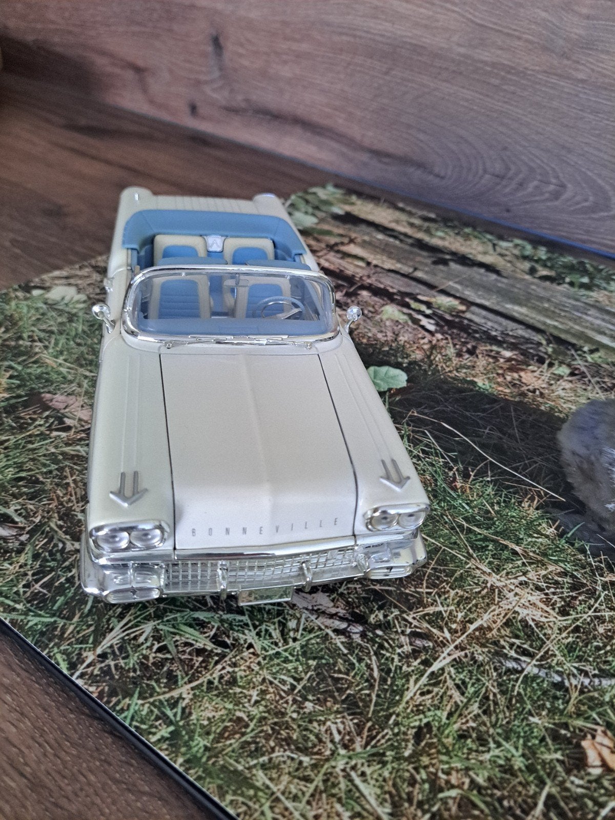 Pontiac Bonneville 1958 Schaalmodel 1:18, Ophalen of Verzenden, Zo goed als nieuw, Auto, Overige merken
