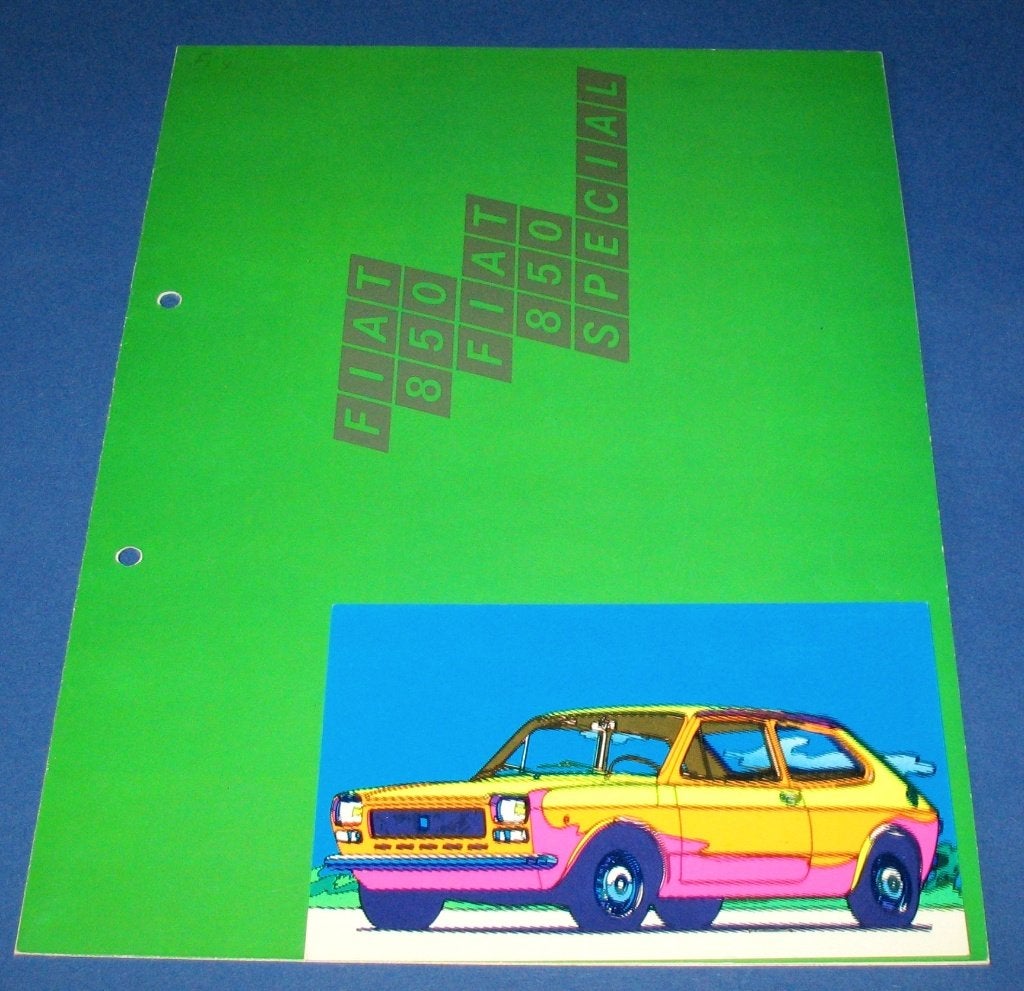 Folder autofolder Fiat 850 special ZGAN