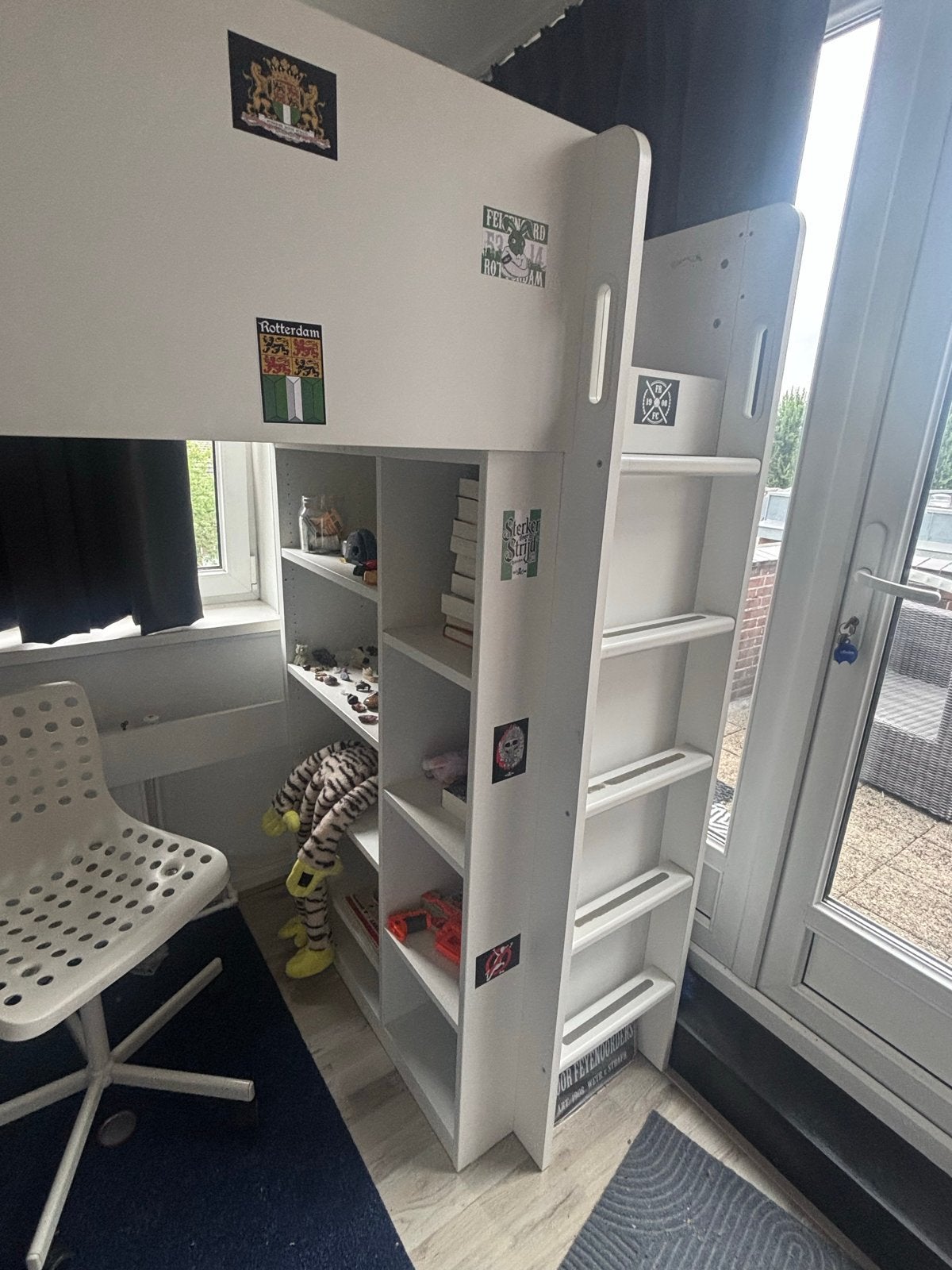 Smastad Ikea Hoogslaper met opbergruimte, Ophalen, Gebruikt, Eenpersoons, 200 cm