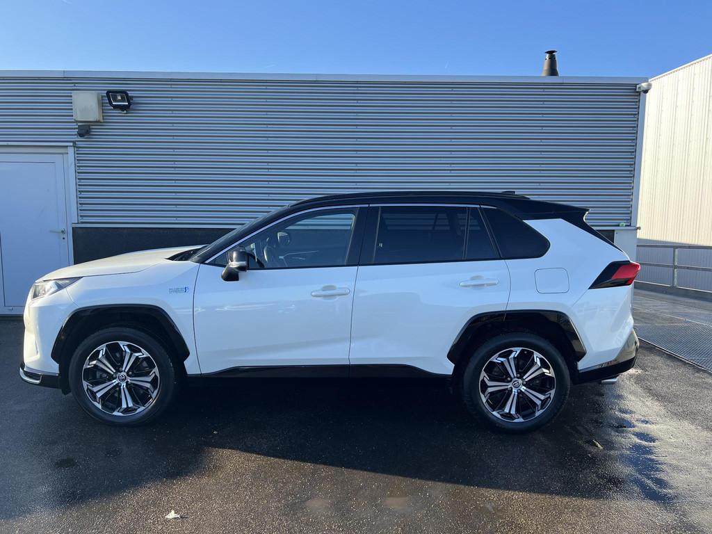 Toyota RAV4 2.5 Plug-in Hybrid AWD Bi-Tone Plus Schuif/kante, Auto's, Toyota, Automaat, Gebruikt, Euro 6, 4 cilinders