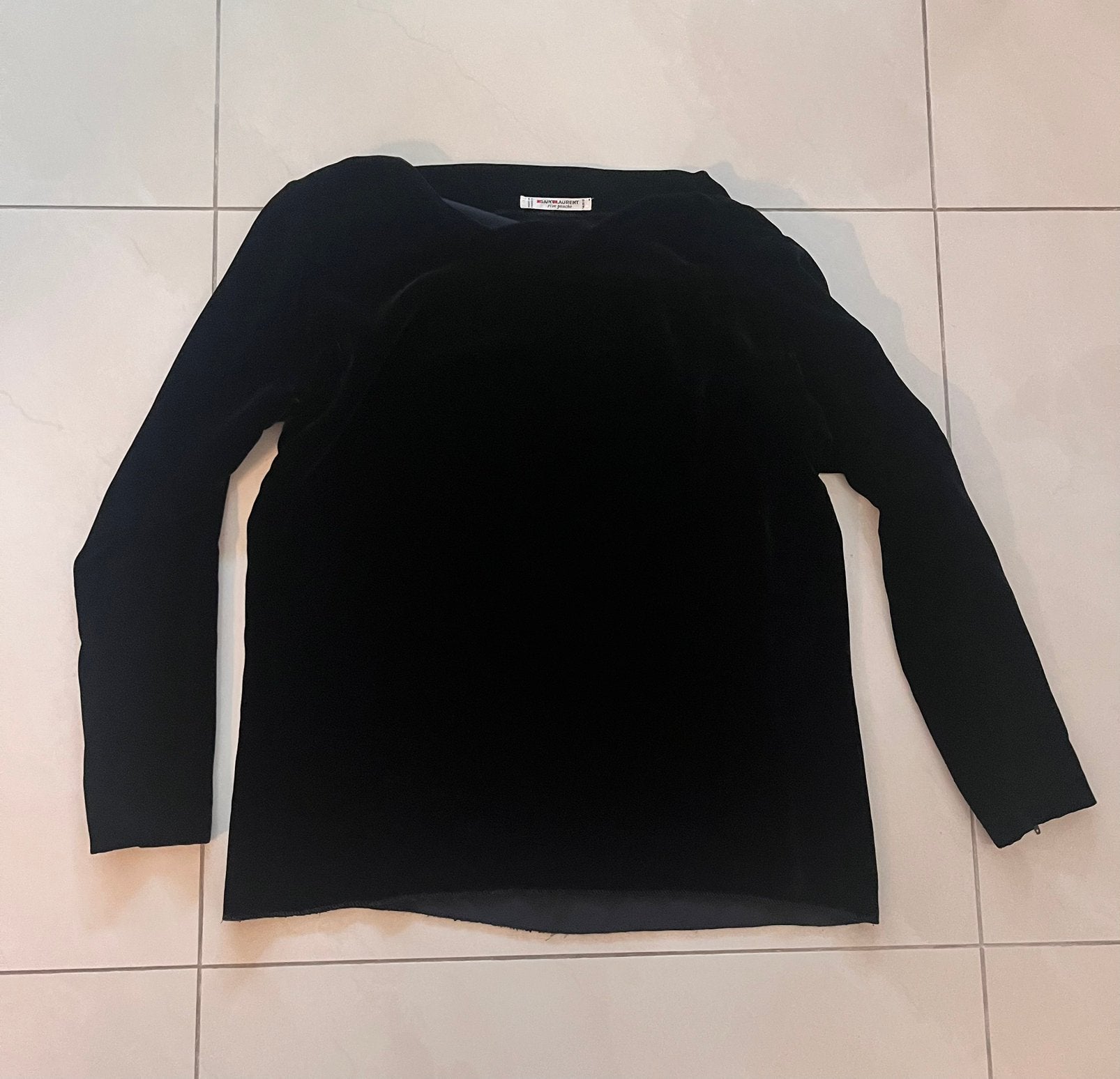 Saint Laurent shirt origineel!, Kleding | Dames, Ophalen of Verzenden, Zo goed als nieuw, Maat 38/40 (M), Zwart