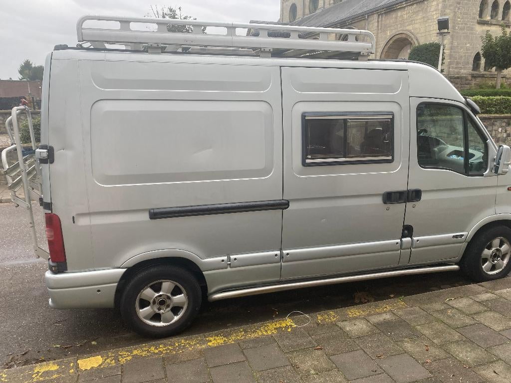 Renault Master 120dci 2003, Caravans en Kamperen, Overige merken, Chemisch toilet, Buscamper of Camperbus, Koelkast