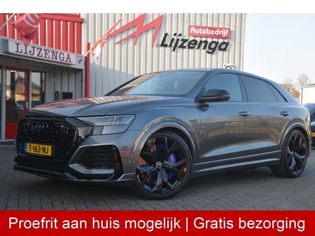 Audi Q8 4.0 TFSI RS Q8 quattro B&O | Keramisch | Pano | Soft, Auto's, Audi, Bedrijf, Te koop, Q8, 360° camera, 4x4, ABS, Achteruitrijcamera