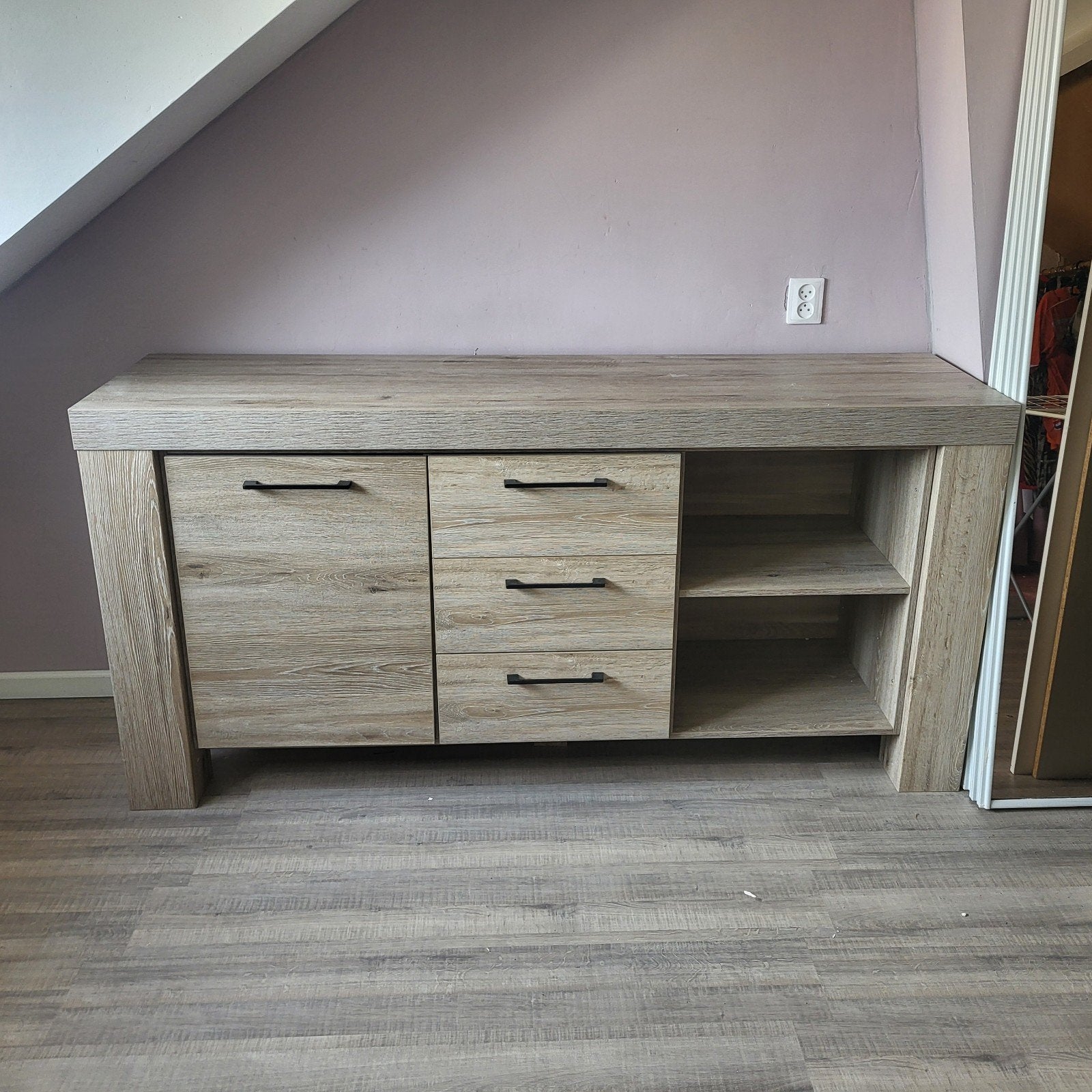 Dressoir met lades en deuren, Ophalen, Gebruikt, 150 tot 200 cm, Met lade(s)